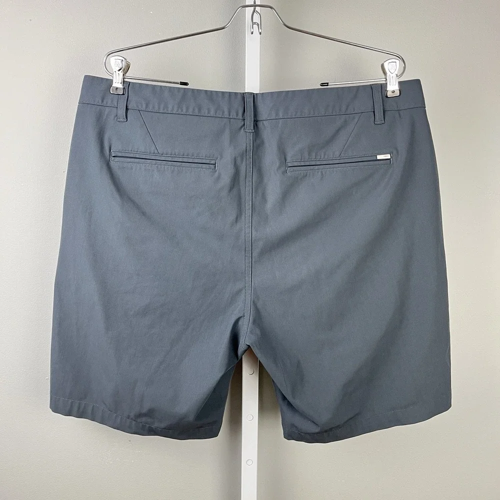 Vuori Meta Shorts Mens 36 Charcoal Gray Performance Chino Stretch Golf